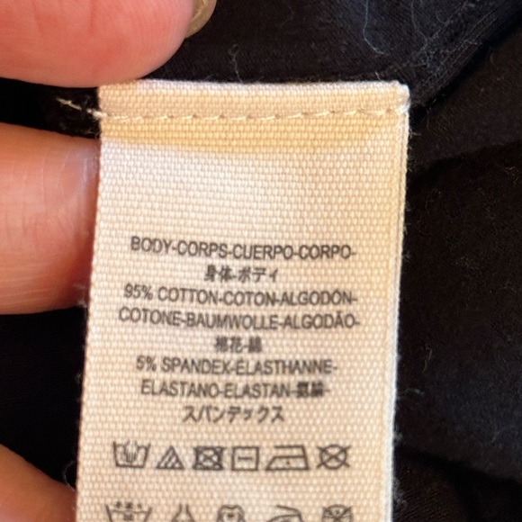 Sz XS We the Free Milo Solid tie halter brass functional button front top tank - Picture 8 of 8